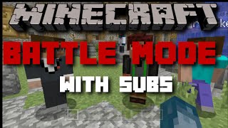 Minecraft Battle Mode Map Pack 1 Game Play! WITH SUBS! ( PS4 )