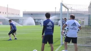 Final training session before the trip to Cardiff!