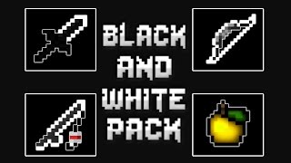 MINECRAFT PVP TEXTURE PACK | BLACK & WHITE PACK | FREE DOWNLOAD | LOW FIRE | 0% LAG | UHC | 2018 |
