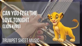 EASY Trumpet Sheet Music: How to play Can You Feel the Love Tonight (Lion King) by Elton John