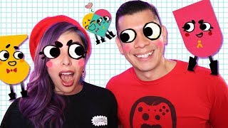 DISTRACTIONS & WEIRD WAVE DANCE - Snipperclips Plus Ep.8