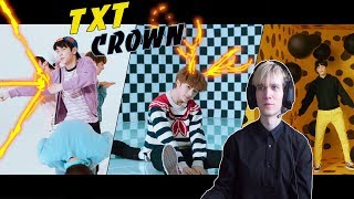 РЕАКЦИЯ | TXT (투모로우바이투게더) '어느날 머리에서 뿔이 자랐다 (CROWN)' Official MV | K-POP