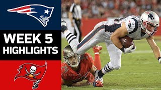Patriots vs. Buccaneers | NFL Week 5 Game Highlights