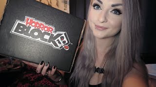 Horror Block Subscription Box Unboxing UK - May 2017