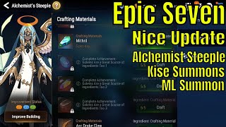 Epic Seven: Update Drop/Alchemist Steeple Testing/Kise Summons ML Summon