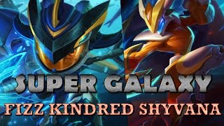 3 NEW SUPER GALAXY SKINS - FIZZ, KINDRED, SHYVANA - League of Legends