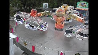 How to set up a funfair ride - timelapse - (PWJ116)