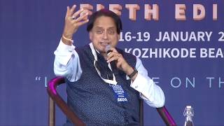 Shashi Tharoor with Manu S Pillai: New World Disorder and the Indian Imperative - KLF 2020