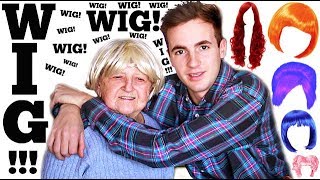 MY GRANDMA'S WIG COLLECTION & EXPLAINING WIG SLANG TO HER