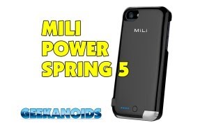 MiLi Power Spring 5 Battery Backup Case for Apple iPhone 5