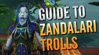 Zandalari Trolls Customization, Druid Skins & Racial Abilities | World Of Warcraft | WoW