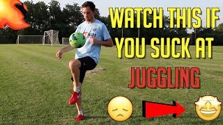 WATCH THIS IF YOU SUCK AT JUGGLING - 1,000 TOUCH SKILL TRAINING