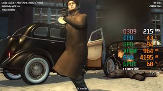 GeForce RTX 2060 -- Intel Core i5-9400F -- Mafia II Benchmark