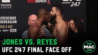 Jon Jones vs. Dominick Reyes Final Face Off and Last Words | UFC 247 Ceremonial Weigh-Ins