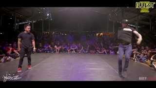 IIB 2015 100% KRUMP 1/4 FINALS GUYZ : BABY EYEZ vs UGLY FATE by HKEYFILMS