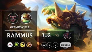 Rammus Jungle vs Lucian - KR Grandmaster Patch 9.7
