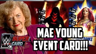WWE SUPERCARD MAE YOUNG RING DOMINATION CARD!!!??? SPECIAL EVENT CARD!!!
