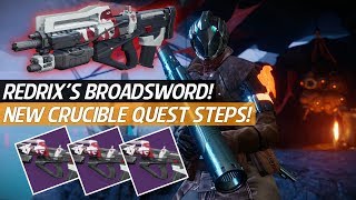 Destiny 2 Forsaken - New Redrix's Broadsword Pulse Rifle Quest Steps! Redrix's Claymore 2.0