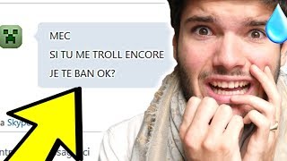 JE TROLL UN ADMIN IL MENACE DE ME BAN ! PRANK MINECRAFT