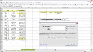 Excel et sa fonction BDNB