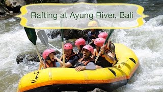 White Water Rafting at the Ayung River, Bali, Indonesia