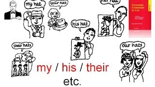 my/his/their etc. ПРИТЯЖАТЕЛЬНЫЕ МЕСТОИМЕНИЯ в английском языке