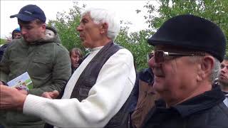 Уборка ореха с применением агрегата Молдагротехники Потенциал сорта Кишинёвскийна 11 год жизни.