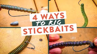 Soft Plastic Worms: The 4 Best Ways To Rig Any Stick Bait!