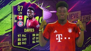 FIFA 19 Future Star Davies Review (87) Future Star Alphonso Davies Player Review