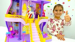 Литл Пони - Замок принцессы Селестии. Игрушки Пони - Мультики для девочек
