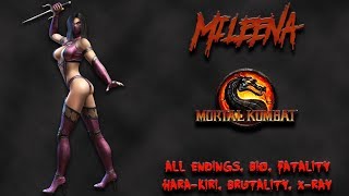 Mortal Kombat - All Fatality, Bio, Ending - Mileena