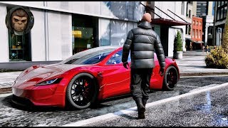 ► GTA 6 Graphics - Tesla Roadster 2020 ✪ M.V.G.A. - Gameplay! Realistic Graphics MOD PC 60FPS