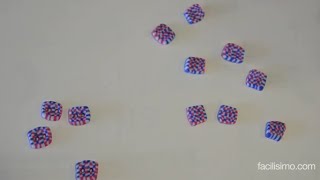 Cómo hacer botones de arcilla polimérica a cuadros | facilisimo.com