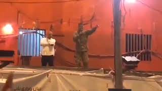 #لبنان  انشقاق اول عسكري عن الجيش اللبناني وهو #مصطفى_الديري في ساحة المظاهرات في #طرابلس