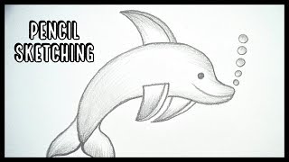 How To Draw A Dolphin || Pencil Sketching || Pencil Shading