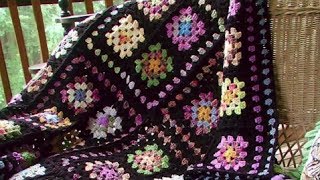 КРАСИВЫЕ ПЛЕДЫ БАБУШКИНЫМ КВАДРАТОМ