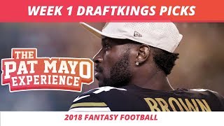 2018 Week 1 DraftKings Picks, Preview, Start, Sit and Sleepers