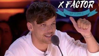 LOUIS TOMLINSON AS A JUDGE AT THE X FACTOR |  week 2 part 1