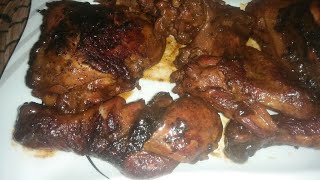 مطبخي مع ثريا - طريقه عمل الفراخ المشویه بطعم ورائحه الفحم خطییره وبدون فرن جربوها النتیجه تحفه