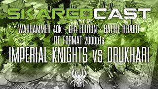 Krast Knights vs Drukhari; Warhammer 40k 8th Edition; Competitive ITC; Battle Report
