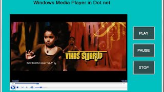 C# Code For Windows Media player in .net