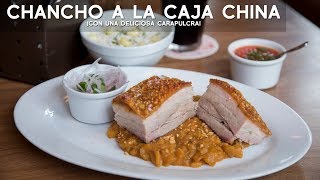 COMO PREPARAR CHANCHO A LA CAJA CHINA CON CARAPULCRA | GIACOMO BOCCHIO | ACOMER.PE | COMIDA PERUANA