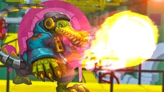 ИГРАЕМ В ВЫШИБАЛЫ С ОГРОМНЫМ МЯЧОМ НА ПОЕЗДЕ В LETHAL LEAGUE
