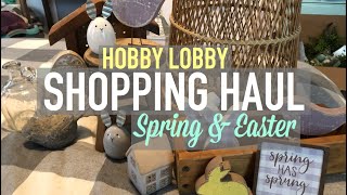 Spring & Easter Shopping Haul 2020 | Hobby Lobby & Thrift Store Finds | Farmhouse Decor