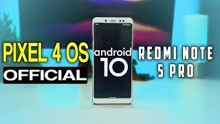 Google Pixel 4 OS ROM for Redmi Note 5 Pro | Pixel Experience Android 10