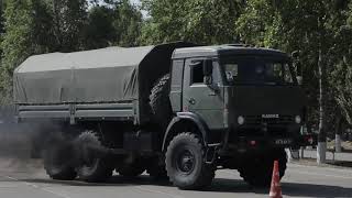 Первые тренировочные заезды участников конкурса «Мастера автобронетанковой техники-2020»