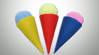 3 Мороженых из шарикового пластилина с сюрпризом! Play-Doh Ice Cream!! 3 ICE CREAM surprise eggs!!!