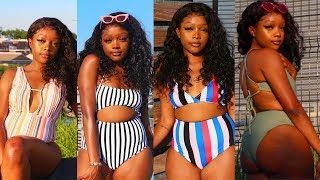 Tummy Control Pt.2! Summer 18' Swimsuit Bikini Try on Haul For Curvy Pear Shapes ft  Cupshe