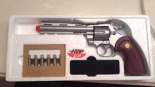 Colt Python 357 Magnum Airsoft Gun Unboxing ( Rick Grimes Gun )