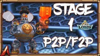 Steambot Limited Challenge Stage 1! F2P/P2P Teams! Lords Mobile